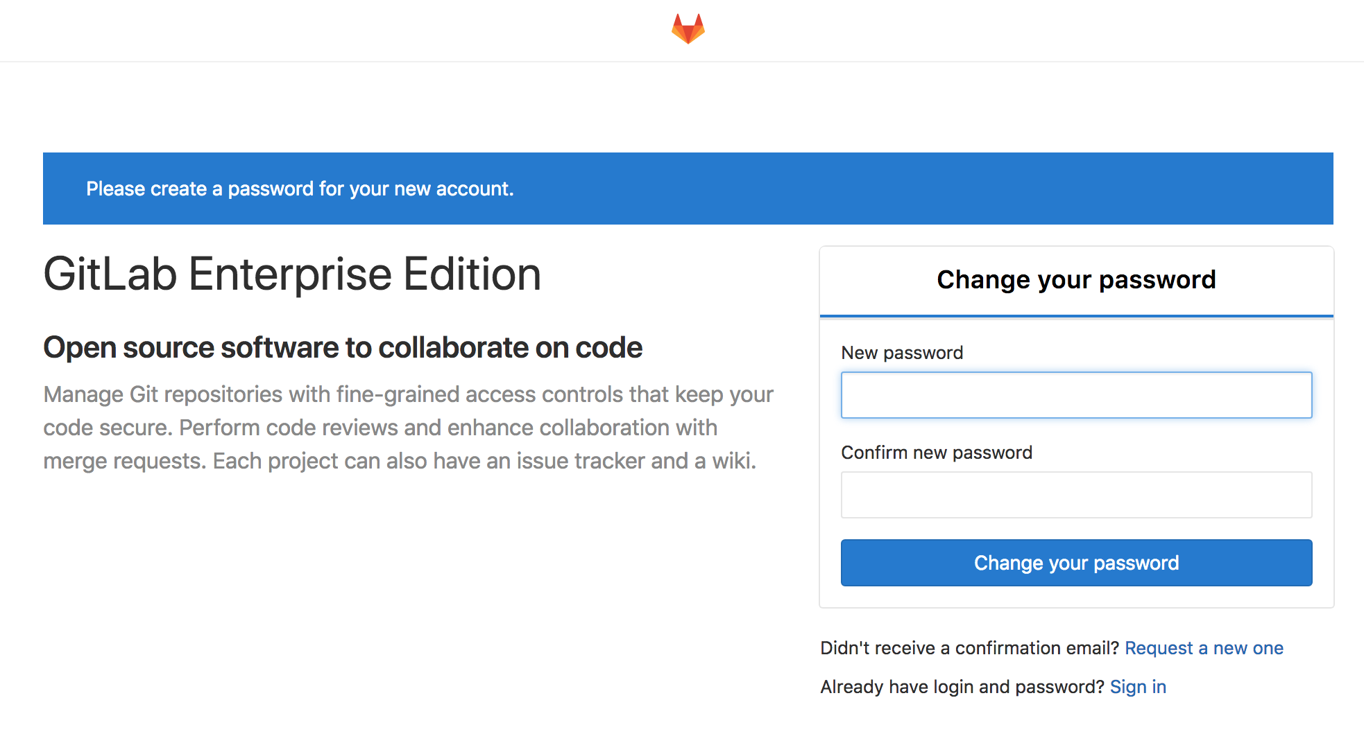 Gitlab Install Image 1